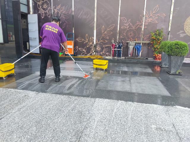 台中市東山電子遊藝場花崗石地面防滑工程778